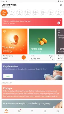 Pregnancy and Due Date Tracker android App screenshot 0