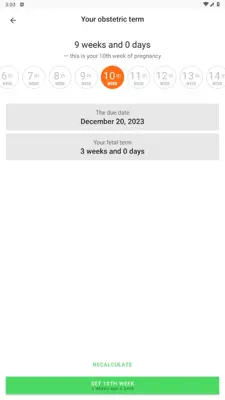 Pregnancy and Due Date Tracker android App screenshot 4