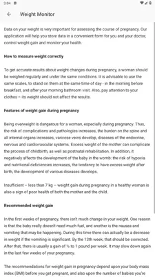 Pregnancy and Due Date Tracker android App screenshot 8